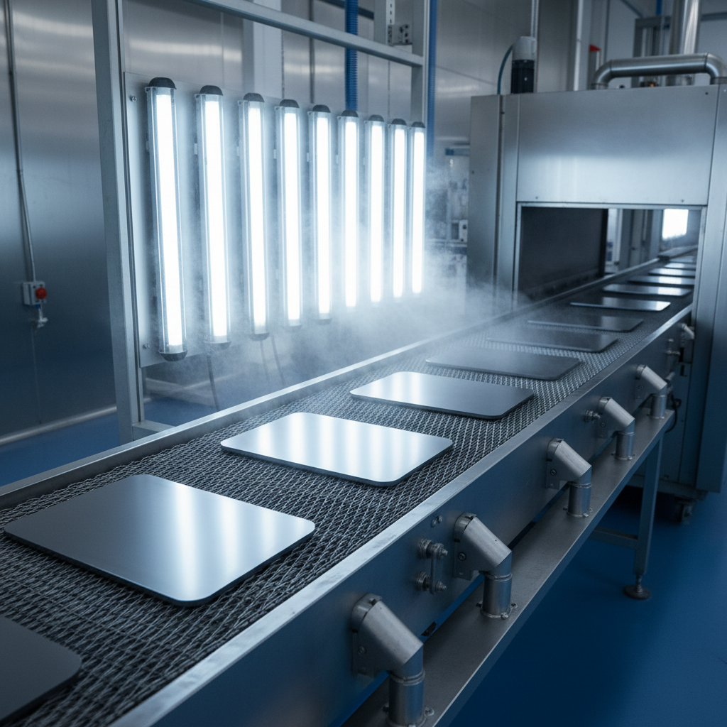 low-friction industrial coating cured rapidly on a production line.