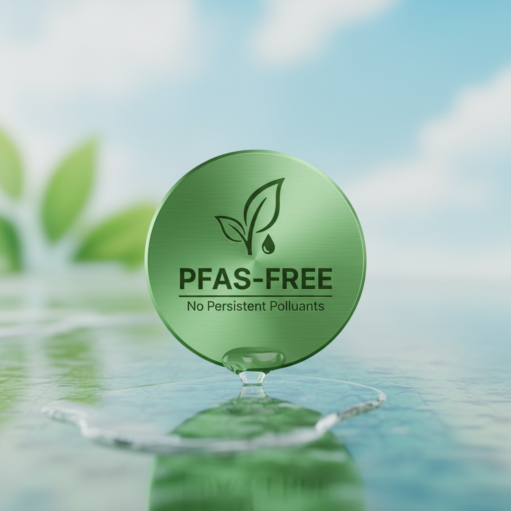 PFAS-free coating free of persistent pollutants.